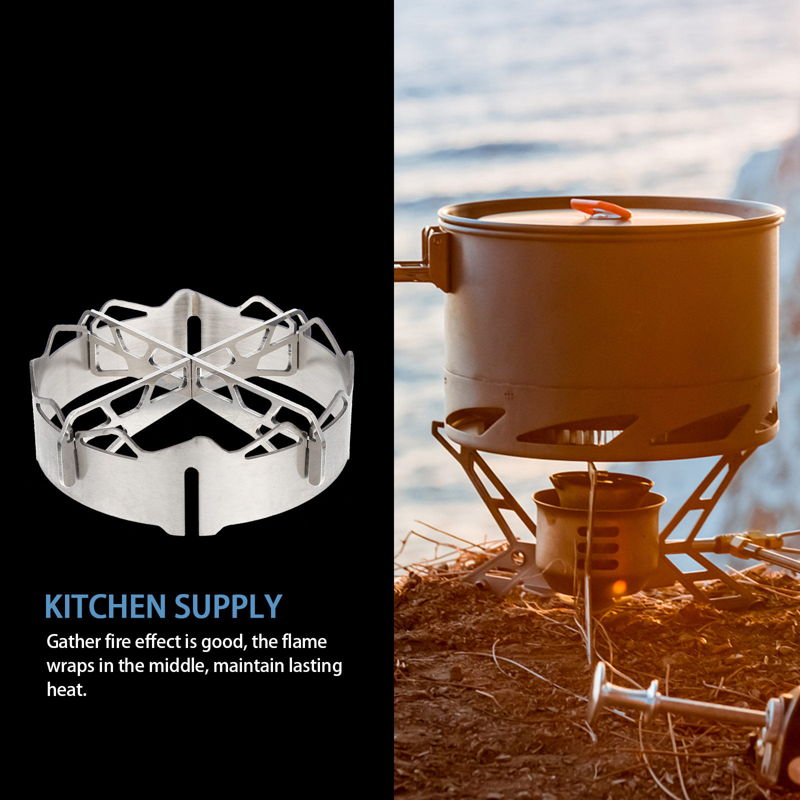 Copertura antivento in acciaio - Home Cooking Gas recensione e prezzo